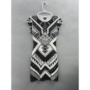 Express Womens Dress Size XS NWTs Sequin Embellished Sheath Bodycon Dress